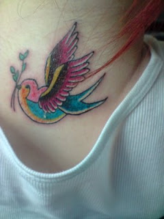 Swallow Tattoo, Tattooing