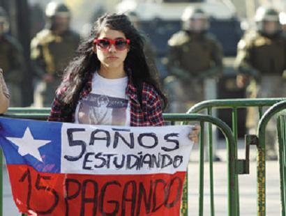 Estudiantes chilenos intensifican protestas y toman cuatro colegios