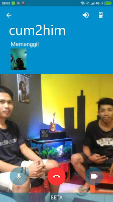 Cara Video Call di BBM Android