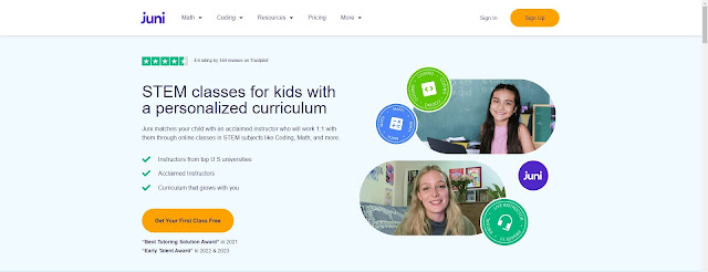 Enroll Child in Juni Learning Courses