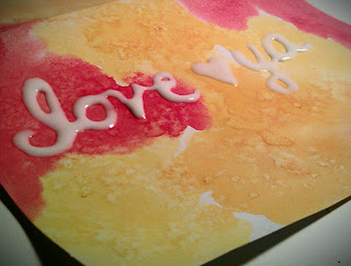 glue on DIY valentine