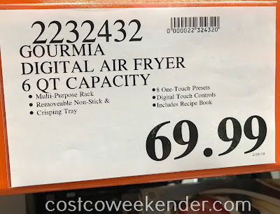 Deal for the Gourmia 6qt Digital Air Fryer at Costco