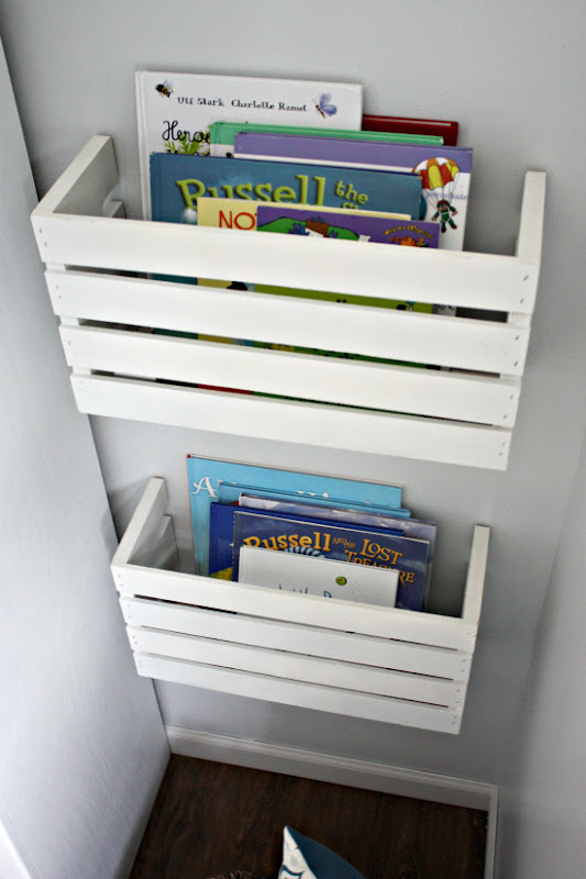 DIY Book Storage Crate