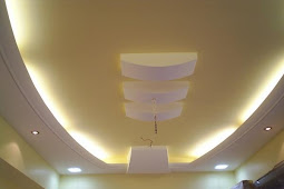 Picture gypsum board roof - gypsum board decorations