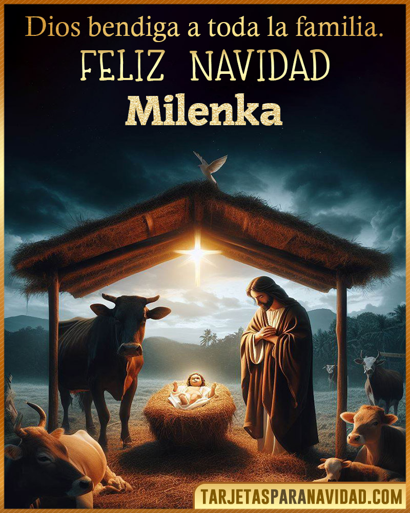 Feliz Navidad Milenka