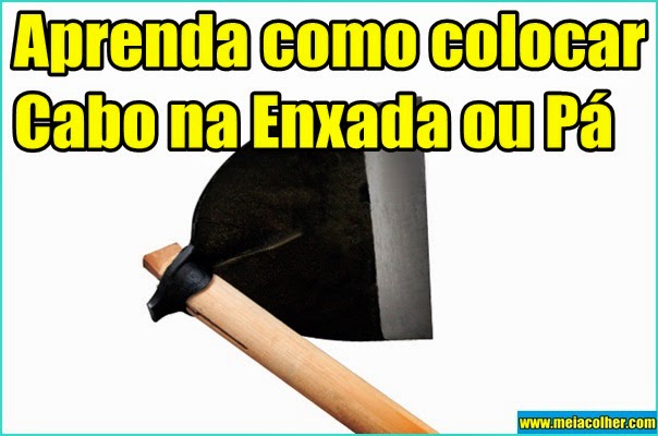 como colar cabo enxada pá