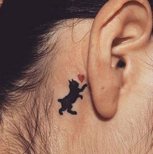 Little star tattoo. Preferably I would like this behind the ear. - Pinterest