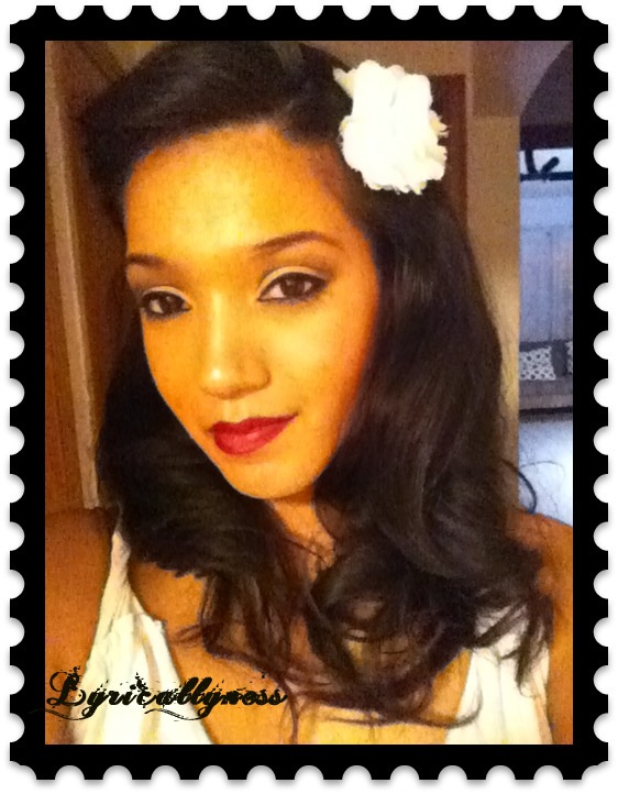 Classic Pin Up Makeup. Halloween Pinup Makeup/Hair