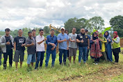 Ketua DPRD Kab.Sukabumi Di Temani Komisi IV Tinjau Lokasi Pembangunan SMAN 1 Kalapanunggal 