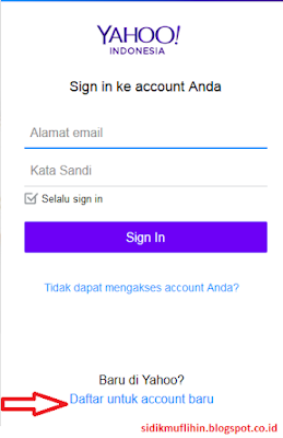 Cara Membuat email di Yahoo mail