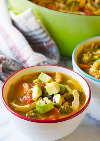 Detox Southwest Chicken Soup