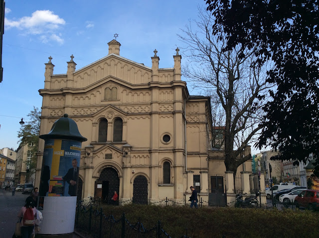 ポーランド・クラクフ南部のカジミエシュ地区（Kazimierz）にあるシナゴーグ