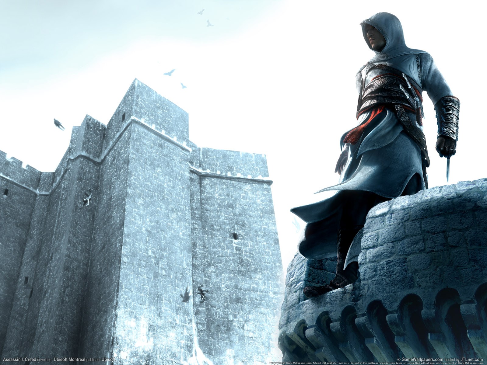 Preciosa imagen de Altair junto a la fortaleza y lo que parece ser ...