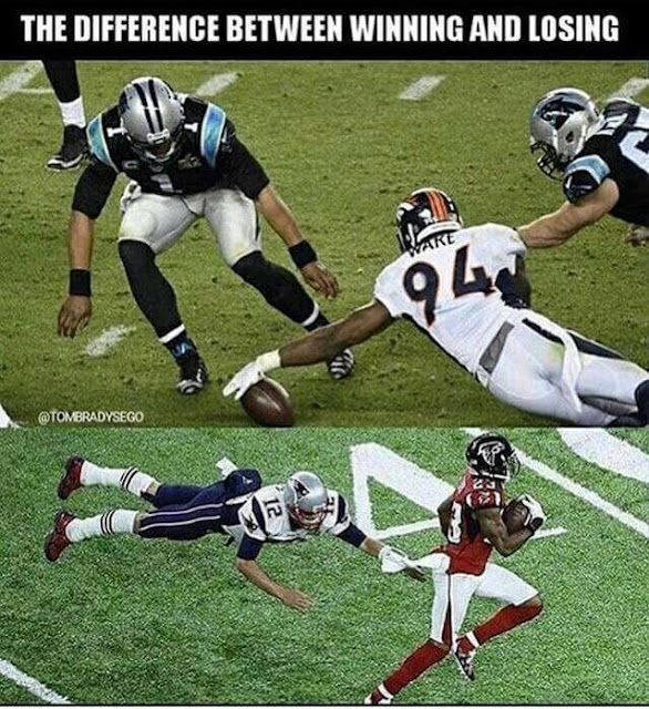 #broncos #patriots - The difference between #winning and #losing