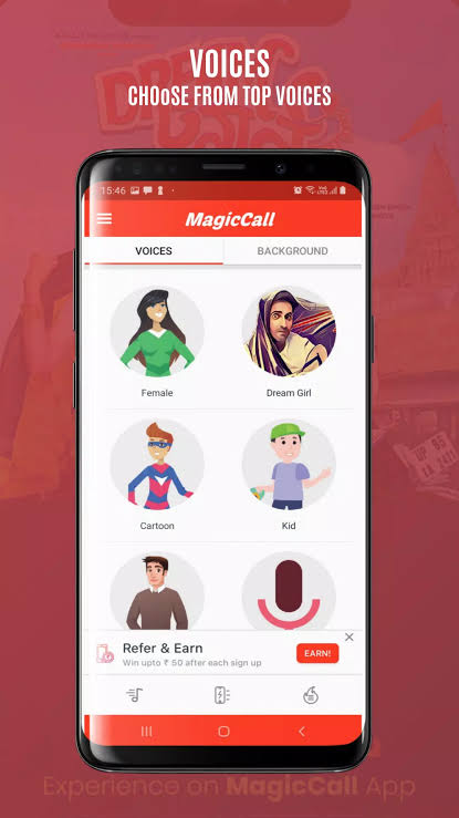 Magic voice Call app for Android