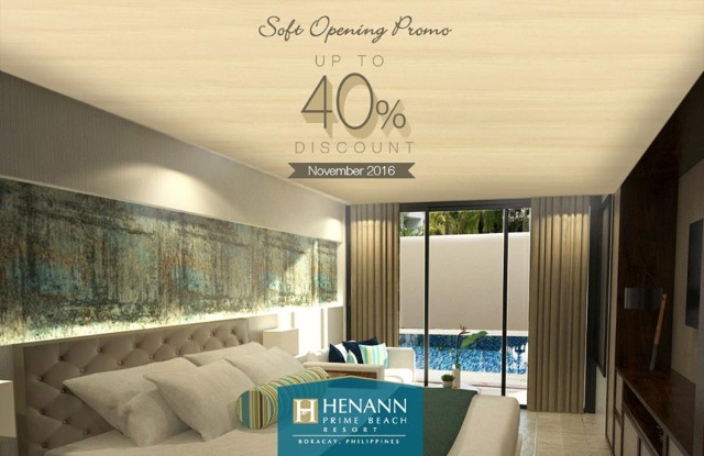 Soft Opening Promo at Henann Prime Beach Resort