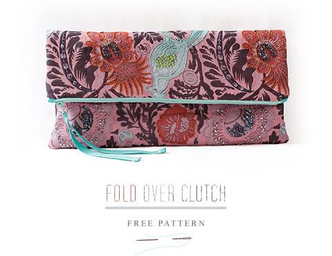 Fold-over Clutch - Free Pattern
