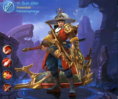 Build item Yi Sun-shin mobile legend