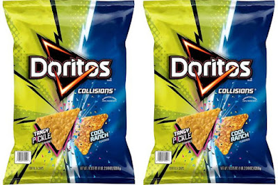 Doritos Collisions Cool Ranch and Tangy Pickle bag.