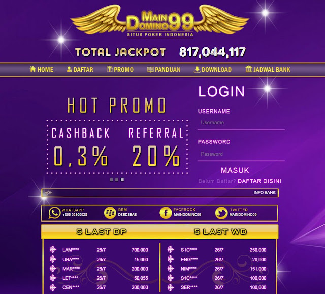 MAINDOMINO99 SITUS DOMINO QIU QIU TERBAIK DAN TERPERCAYA