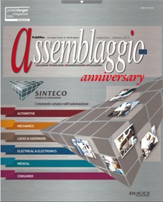 Assemblaggio 101S [Anniversary] - September & October 2013 | ISSN 1973-7254 | CBR 96 dpi | Bimestrale | Professionisti | Meccanica
Nata nel 1999, Assemblaggio è la rivista tecnica italiana che per prima ha saputo cogliere con sguardo attento l’importanza delle tecniche di montaggio nell’automazione industriale. Non solo descrizioni tecniche di apparecchiature e sistemi, ma articoli applicativi per toccare con mano la costante evoluzione di un mercato che richiede sempre più flessibilità, precisione e prestazioni elevate. Dalle linee di montaggio alle tavole rotanti, dai sistemi di visione ai robot, dalle soluzioni per l’handling ai pick & place fino alla movimentazione: sulle pagine di Assemblaggio, tutte le informazioni relative alle nuove tendenze per stare sempre al passo con i tempi.