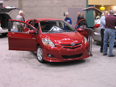 2007 Toyota Yaris Sedan at the Portland International Auto Show in Portland, Oregon, January 28, 2006