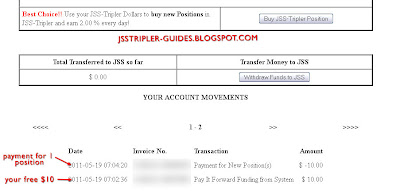 19. Financial transaction list of JSS Tripler