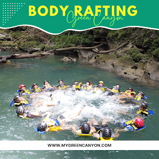 Body rafting green canyon pangandaran
