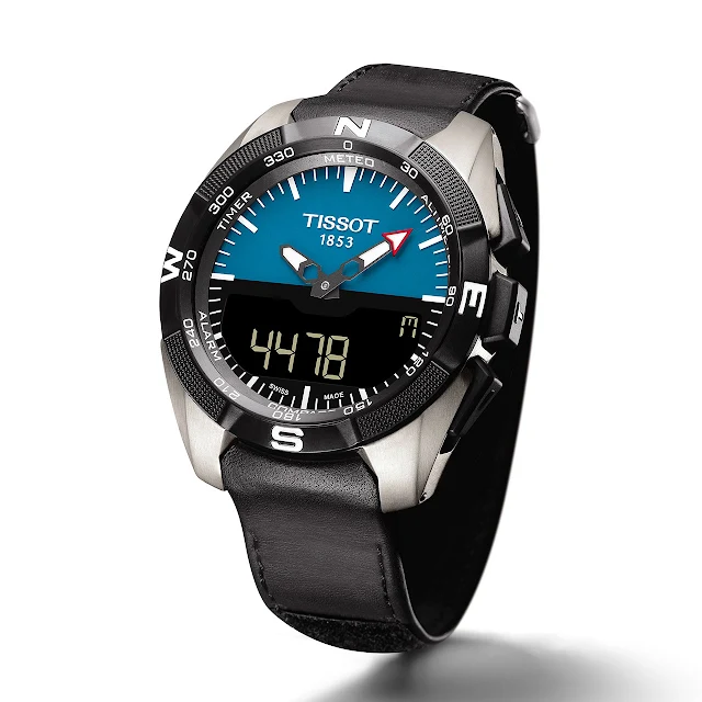 Tissot T-Touch Expert Solar Watch leather strap