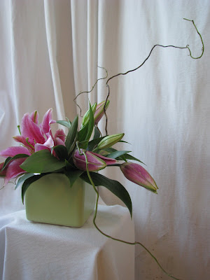 Pink Stargazer Ikebana Wedding