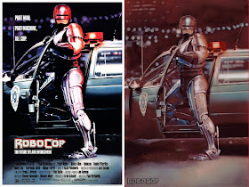 RoboCop Metallic Movie Poster Screen Print by Mike Bryan x Justin Ishmael x Bottleneck Gallery