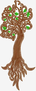 Tree figuur ontwerp Stiksweis