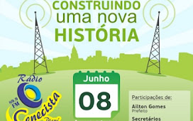 Programa de rádio da Gestão Construindo Uma Nova História vai ao ar neste sábado na Cenecista FM