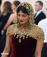 Priyanka Chopra in Maroon Velvet Gown at 2018 MET Costume Insute Gala ~  Exclusive 06.jpg