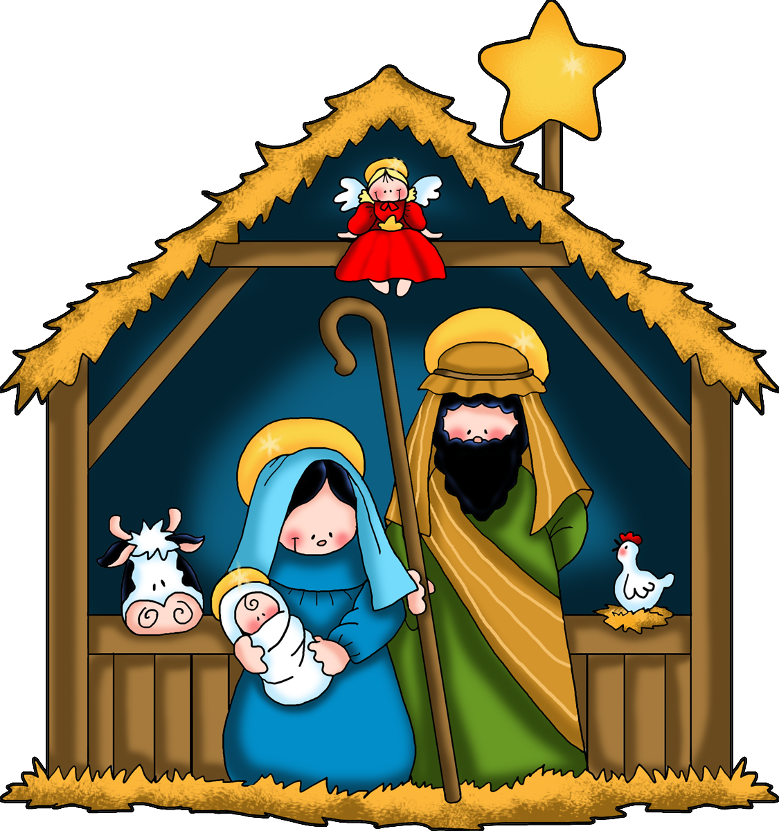 Nativity Scene Outline  New Calendar Template Site