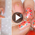 How To Apply Simple And Easy Flower Stroke Nail Art, See Video Tutorial