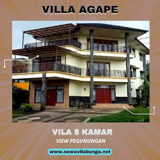 Villa Agape tempat kumpul keluarga besar di lembang