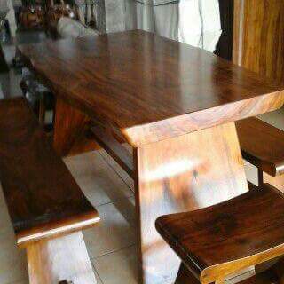 meja makan antik kayu jati