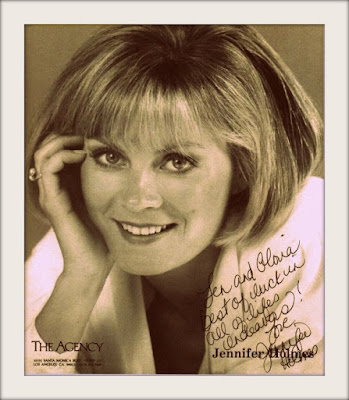 Headshot for 1980's actress Jennifer Holmes