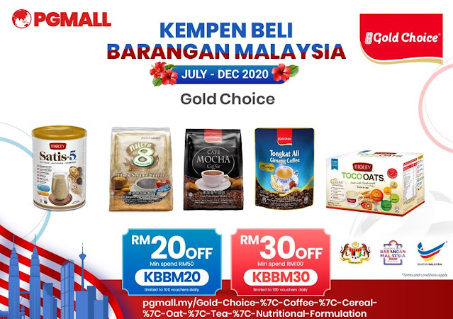 PG Mall Malaysia Online Shopping 11.11 Penang Blogger Influencer Malaysia #barangbaikbarangkita kempen beli barangan malaysia gold choice