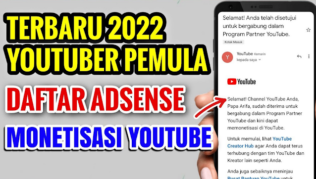 Cara Daftar Google Adsense Youtube 2022