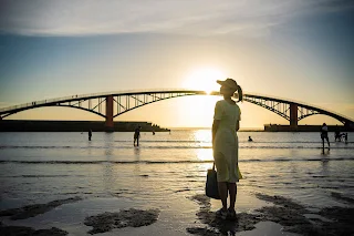 澎湖夕陽景點推薦|觀音亭彩虹橋