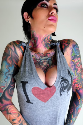 girls tattoo model