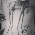 elefante. Salvador Dalí tattoo