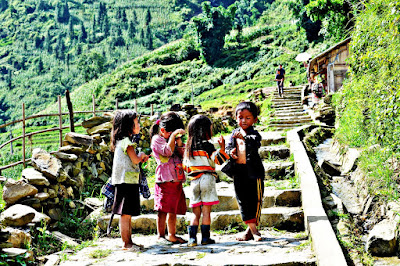 Cat Cat village - most interest attraction in Sapa, Lao Cai, Vietnam 