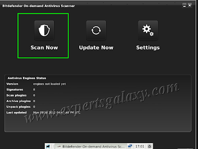 Bitdefender Rescue Scanner Options