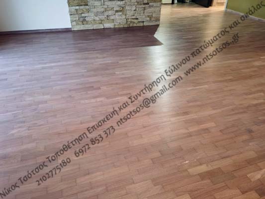 Κάντε το ξύλινο πάτωμα σας πιο φωτεινό - Αλλαγή χρώματος σε ντουσιέ (doussie)