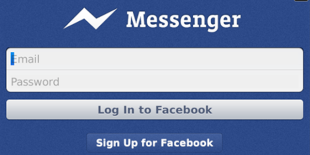 Facebook Messenger app Windows 8