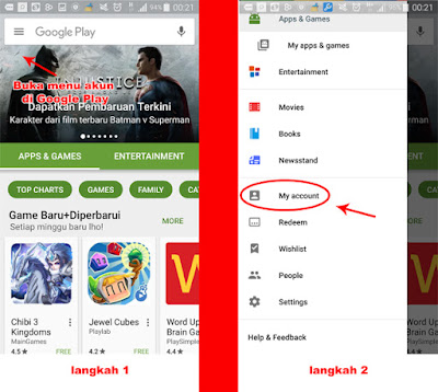 tutorial membeli Software di play store