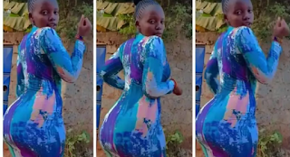 "She nor wear pant ?" ~ Reactions as Tanzanian model flaunt her big backside (Video)